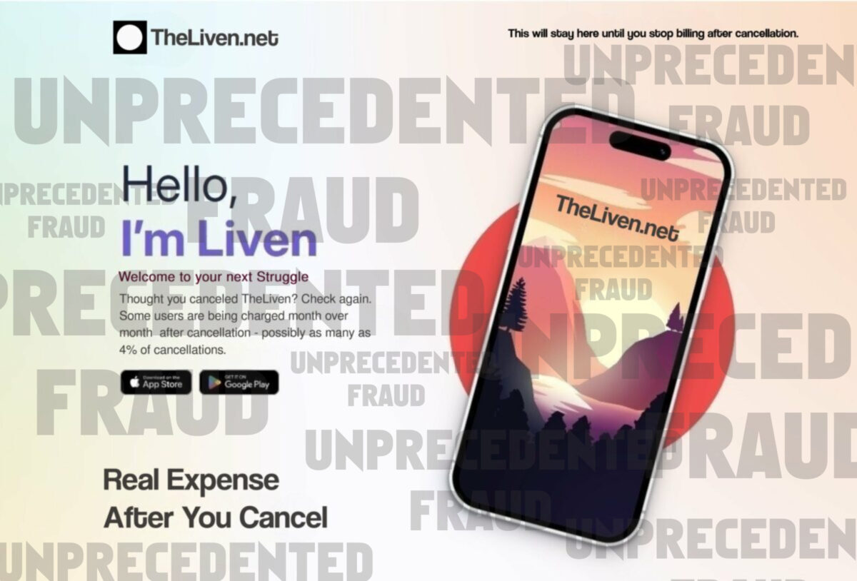 TheLiven Scam – Trustpilot Failed Rating – TheLiven.com